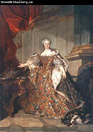 Louis Tocque Portrait of Marie Leszczynska Queen of France